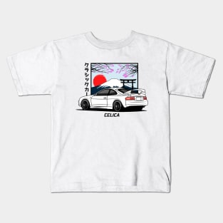 GT4 White Celica GT-Four Kids T-Shirt